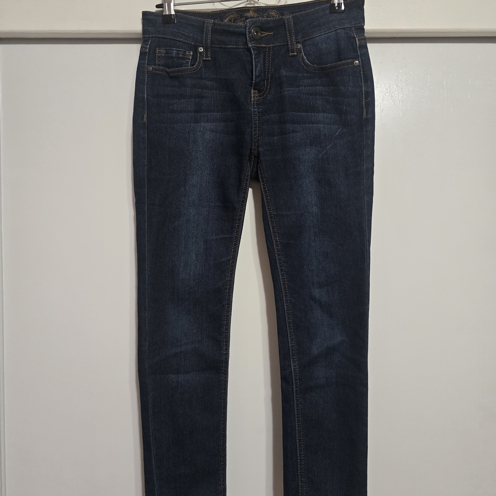 Wax Jean Dark Blue Skinny Jeans